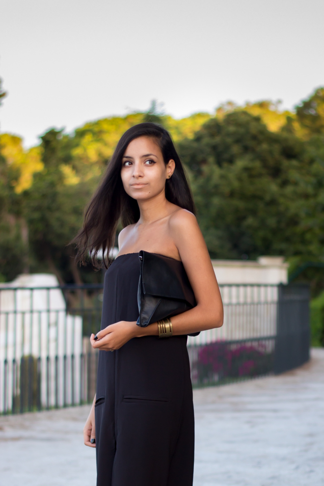 Why Delilah?- OH, Happy Days. Black Strapless Dress Wedding Look